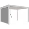 Ombréa Tenda laterale motorizzata per pergola ombrÉa vs in textilene bianco lato 3 mt