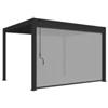 Ombréa Tenda laterale motorizzata per pergola ombrÉa vs in textilene antracite lato 4 mt