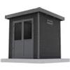 Barac Casetta in legno da giardino barac onyx antracite 225x223x237 cm