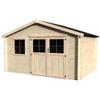 DÉCOR ET JARDIN Casetta in legno da giardino decor et jardin flodalien in abete bianco nordico 419x302x244 cm