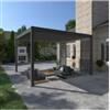 Ombréa Pergola bioclimatica ombrÉa vs in alluminio antracite 399,5x399,5x257 cm