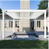 Ombréa Pergola bioclimatica ombrÉa vs in alluminio bianco 399,5x399,5x257 cm