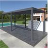 Ombréa Pergola bioclimatica ombrÉa vs in alluminio antracite 599x308x257 cm