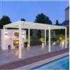Ombréa Pergola bioclimatica ombrÉa vs in alluminio bianco 599x399x257 cm