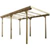 Chalet et Jardin Tettoia auto singola chalet et jardin delahaye in legno di abete 304x502x223 cm