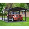Canopia Tettoia auto singola canopia amilcar 5000 in alluminio grigio 362x502x242 cm