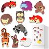 EXIN DECHEN 10 Pezzi Animali Calamite Frigorifero, 3D Magneti Frigo, Simpatici Magneti Decorativi, Calamite Bambini, Animali Calamite da Frigo, Magneti da Frigorifero per Lavagna da Frigo, Calendario