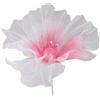 HAOHIZE Grandi Fiori Artificiali, Fiori in Organza 19,7 Pollici Fiori Giganti con steli Garza Fiori Finti Fiori in Tessuto Morbido Colori Vivaci per Fotografia di Matrimonio (Rosa Rossa)