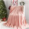 SHANNA Coperte Super Morbide e Calde in Velluto al Latte con Bolle 450 GSM, Adatte per Divano, Grande e Versatile Coperta per Camera da Letto, Divano, Viaggio, Auto, Campeggio (Rosa, 100x160 cm)
