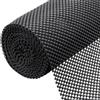KAHEIGN Tappetino Antiscivolo Multiuso, 40CM x 600CM Tappetino Antiscivolo in PVC per Moquette Tappetinos per Cuscino da Pavimento Impermeabile per Casa Ufficio Automobili Cucina Bagno (Nero)