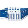 Gilbert NaCl 09% Sterile Isotonic 100 NaCl 0,9% Cloruro di sodio - NaCl Soluzione Salina per Inalazione Umificazione delle Vie Aeree 100 x 5 ml Flaconcino per Dose Unitaria, umidificazione delle vie aeree