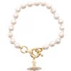 Vivienne Westwood Bracciale Vivienne Westwood ALEKSA 6102023V/02R496 GP Perla Artificiale Donna...