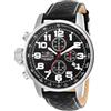 Invicta I-Force Orologio da Uomo in acciaio inossidabile con movimento Quarzo - 46mm, Argento / Nero