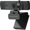 CONCEPTRONIC WEBCAM 4K AUTOFOCUS DOPPIO MIC. BK 3840*2160 60FPS USB 2.0 PRIVACY - AMDIS07B
