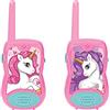 Lexibook, Unicorno, Talkie-Walkies 200m, Gioco di Comunicazione per Bambini, 2 canali di Comunicazione, Clip Cintura, a Pile, Rosa, TW12UNI