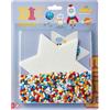 Hama Perline da Stirare, Circa 1.100 Perle, 1 Grande Piastra a Stella n. 269, Istruzioni e Carta da Stiro, Decorazione a Mosaico, Arte e Artigianato, per Bambini creativi a Partire dai 5 Anni in su