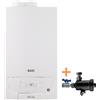 Baxi Caldaia A Condensazione Baxi Luna Prime 28 kW Metano/Gpl Completa di Kit Scarico Fumi e defangatore : Kit Scarico Fumi - Adattatore Sdoppiato, Potenza Kw - 28 Kw