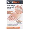 Tecniwork Cuscinetto Distensore per Dita a Martello - Piede Sinistro Misura M/L 1 pz Fasciatura