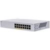 CISCO CBS110-16PP 16-PORT 10/100/1000 SWITCH WITH 8 POE PORTS, 64W, UNMANAGED