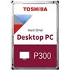 Toshiba P300 disco rigido interno 6 TB 5400 Giri/min 128 MB 3.5 Serial ATA III (