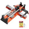 VEVOR Tagliapiastrelle da 600mm per Ceramica, Taglio a Mano Testa Scorrevole Potenziato con Base a Molla, Guida Angolare, Disco da Taglio, Guida di Allineamento, per Piastrelle Pavimenti Mattonelle