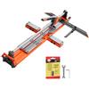 VEVOR Tagliapiastrelle Manuale 1200mm, Macchina da Taglio con Base a Molla e Guida Angolare, Disco in Carburo Tungsteno, Guida Allineamento, per Fai Da Te Piastrelle in Ceramica Pavimenti Cucine Bagni