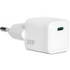VulTech CC-120PDCUGWH Caricatore Universale Smartphone Tablet 20W GaN USB-C/Type-C PD3.0 QC3.0 PPS bianco - dimensioni compatte