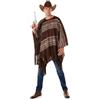 My Illusions Poncho da cowboy da uomo, costume occidentale per adulti, per Halloween e addio al celibato