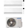 Samsung - Climatizzatore Samsung WindFree Première Essential White wifi dual split 9000 + 12000 btu inverter A+++ in R32 AJ050TXJ2