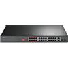 TP-Link Switch di rete TP-Link TL-SL1226P Non gestito Gigabit Ethernet (10/100/1000) Supporto Power over (PoE) 1U Grigio [TL-SL1226P]