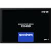 GOODRAM SSD 2,5 512GB SATA III CX400 GOODRAM R/W 550/500 MB/S - SSDPR-CX400-512-G2