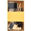 Ad Trend Set 13 Targhette Piante Legno con Gesso Matita