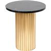 Ad Trend Tavolino Ferro e Ceramica Nero D 36 Cm H 40 Cm - Tavolino Design Moderno Arredo Casa