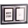 Ad Trend Salvadanaio MDF e Vetro 33 x 5 Cm H 24 Cm con 2 Foto - Porta Risparmi Decorativo Moderno da Arredo Casa
