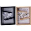 Ad Trend Salvadanaio in MDF e Vetro 20 x 6 Cm H 25 Cm Ass.- Porta Risparmi Decorativo Moderno 1 Pz
