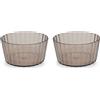 WD LifeStyle Set 2 Coppette in Acrilico 490 Ml Marrone