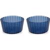 WD LifeStyle Set 2 Coppette in Acrilico 490 Ml Blu