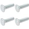 SG Store 4 Pezzi Di Viti Cromate Per Paraurti Anti-collisione Per Auto M8x30mm 113707191B Compatibili Con VW Kaefer