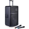 SOUNDSATION PROVIBE 12AIR MP3 BT 2xMIC VHF APP CASSA PORTATILE A BATTERIA