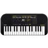 Casio SA-51 Mini Tastiera polifonica a 32 tasti, Nero fondo in Bianco.