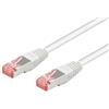 Goobay Cavo di rete Goobay in rame Cat. 6 Bianco SFTP LSZH 0,25m