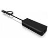 Icybox Adattatore di rete Icybox IB-LAN100-C3 da USB Tipo-C a LAN Nero [AYICYAL00000001]