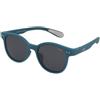 Crullé Kids Jungle C02 | Occhiali per Bambini | Prova Online | Unisex | Plastica | Tondi | Turchese | Adrialenti