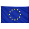 SHATCHI 1,5 m x 0,9 m Europa Unione Europea UE Bandiera Euro Blu con stelle gialle Sport Calcio Eventi Decorazioni per Coppa del Mondo Banner Fan Support Table Cover