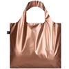 LOQI METALLIC Matt Rose Gold Einkaufstasche Tote da viaggio, 50 cm, Oro (Matt Gold)