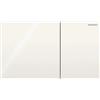 Geberit Placca Geberit Sigma70 Square Vetro Grigio Sabbia Doppio Tasto | 115.622.JL.1 Vetro grigio sabbia