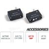 Coppia di Video Balun Attivi Trasmettitore+Ricevitore fino a 5Megapixel