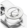 Ringke Dual Magnetic Silicone Ring, Compatibile con Custodie Magnetiche per Telefono, Supporto Magnetico Rimovibile per Telefono su Entrambi i Lati - White