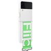 Samsung Silicone Cover with Strap custodia con fascia per Galaxy Z Flip3 5G, White