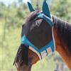 Harrison Howard CareMaster Maschera da mosca a cavallo con orecchie e frange naso maschera di defensore-Sky Blue